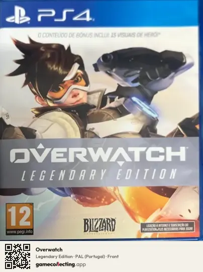 Overwatch PlayStation 4, Portugal box front