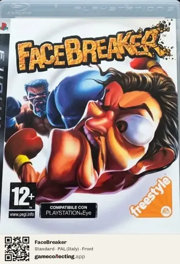 FaceBreaker PlayStation 3, Italy box front
