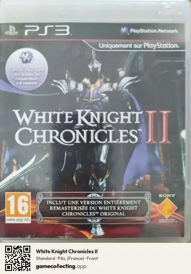 White Knight Chronicles II PlayStation 3, France box front