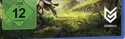 Horizon Zero Dawn, the USK square on its front