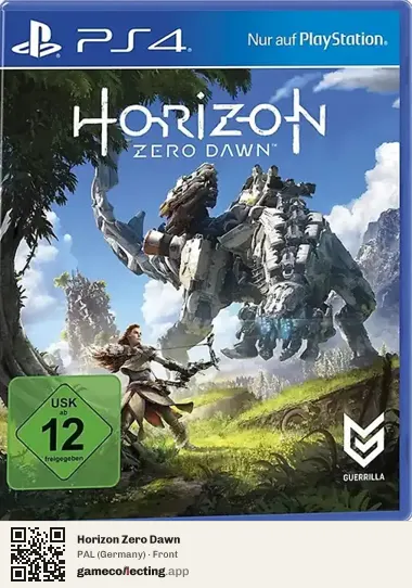 Horizon Zero Dawn PlayStation 4, Germany box front