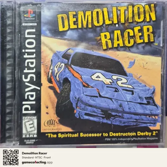 Demolition Racer PlayStation, NTSC box front