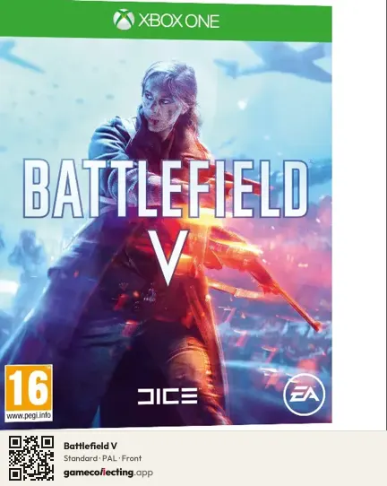 Battlefield V Xbox One, PAL box front