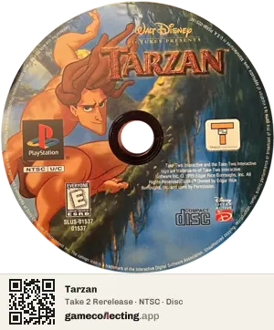 Tarzan PlayStation, NTSC disc