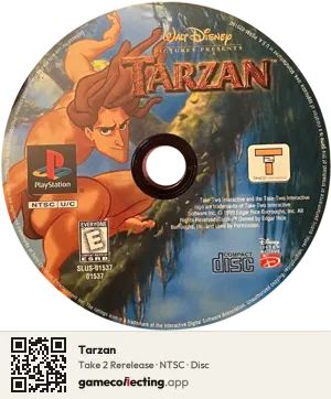 Tarzan PlayStation, NTSC disc