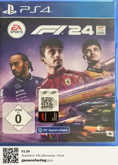 F1 24 PlayStation 4, Germany box front