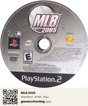 MLB 2005 PlayStation 2, NTSC disc