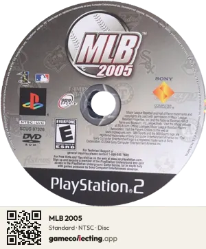 MLB 2005 PlayStation 2, NTSC disc