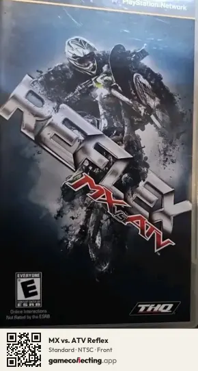 MX vs. ATV Reflex PlayStation Portable, NTSC box front