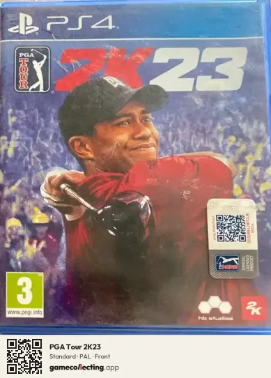 PGA Tour 2K23 PlayStation 4, PAL box front