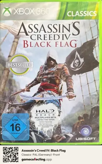 Assassin's Creed IV: Black Flag Xbox 360, Germany box front