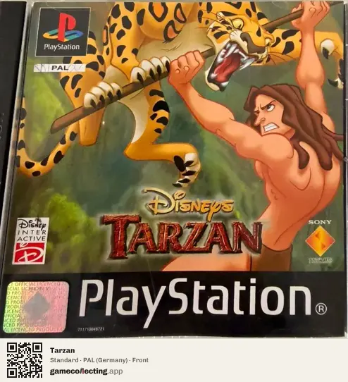 Tarzan PlayStation, Germany box front