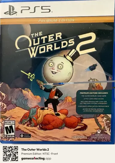 The Outer Worlds 2 PlayStation 5, NTSC box front
