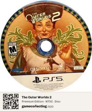 The Outer Worlds 2 PlayStation 5, NTSC disc