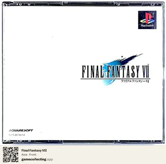 Final Fantasy VII PlayStation, Asia box front