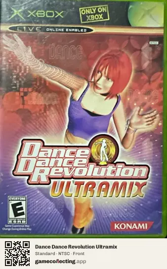 Dance Dance Revolution Ultramix Xbox, NTSC box front