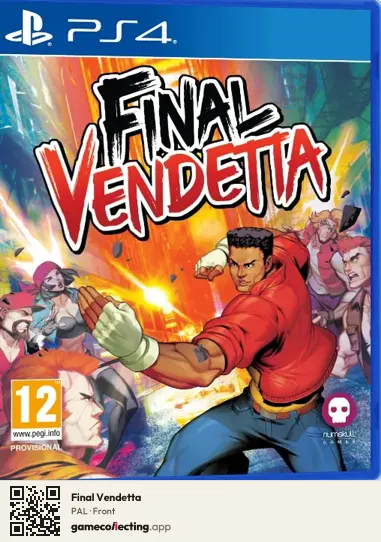 Final Vendetta PlayStation 4, PAL box front