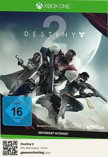 Destiny 2 Xbox One, Germany box front