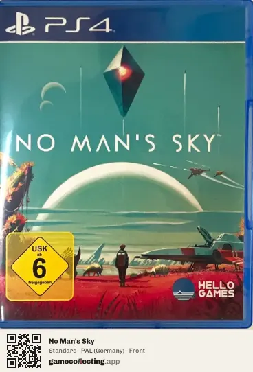 No Man's Sky PlayStation 4, Germany box front