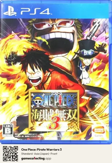 One Piece: Pirate Warriors 3 PlayStation 4, Japan box front