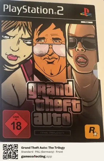 Grand Theft Auto: The Trilogy PlayStation 2, Germany box front