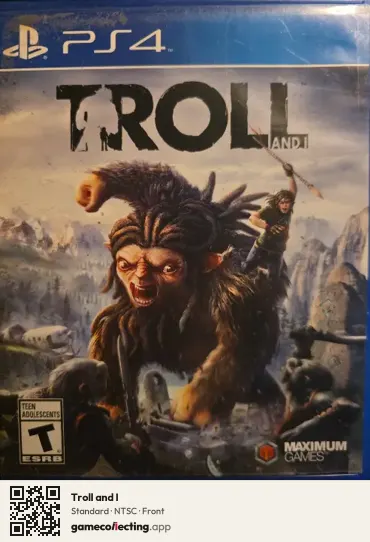 Troll and I PlayStation 4, NTSC box front