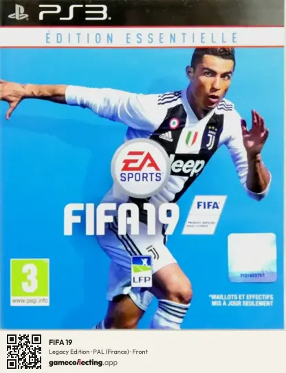 FIFA 19 PlayStation 3, France box front