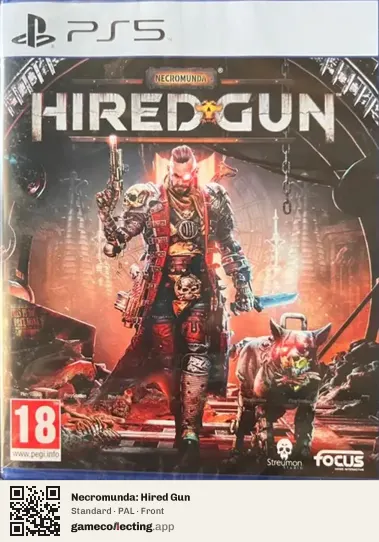 Necromunda: Hired Gun PlayStation 5, PAL box front