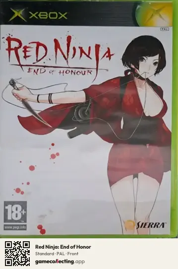 Red Ninja: End of Honor Xbox, PAL box front