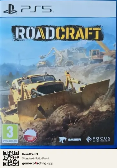 RoadCraft PlayStation 5, PAL box front