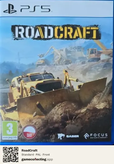 RoadCraft PlayStation 5, PAL box front