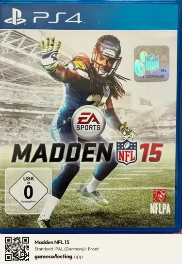 Madden NFL 15 PlayStation 4, Germany box front