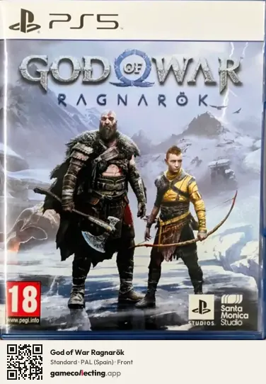 God of War Ragnarök PlayStation 5, Spain box front