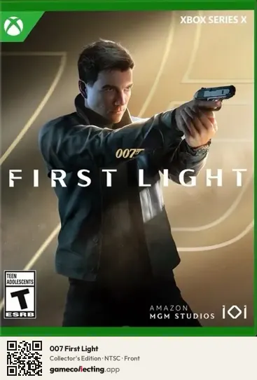 007 First Light Xbox Series X, NTSC box front