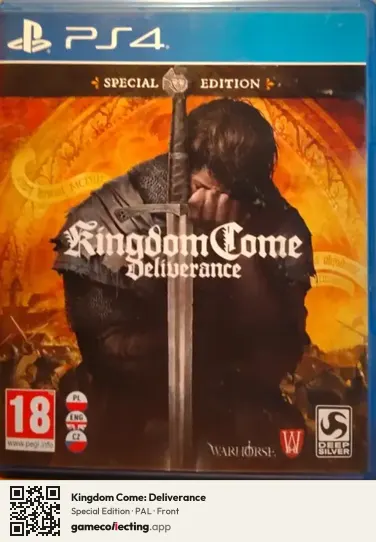 Kingdom Come: Deliverance PlayStation 4, PAL box front
