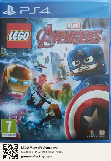 LEGO Marvel's Avengers PlayStation 4, Germany box front