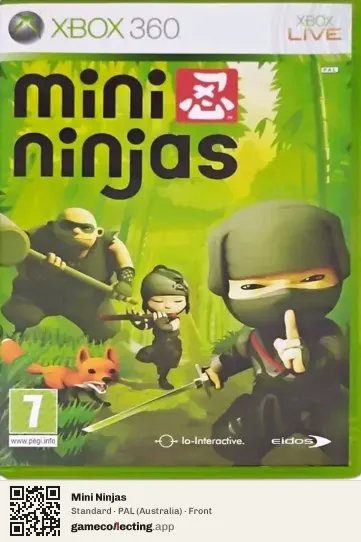 Mini Ninjas Xbox 360, Australia box front