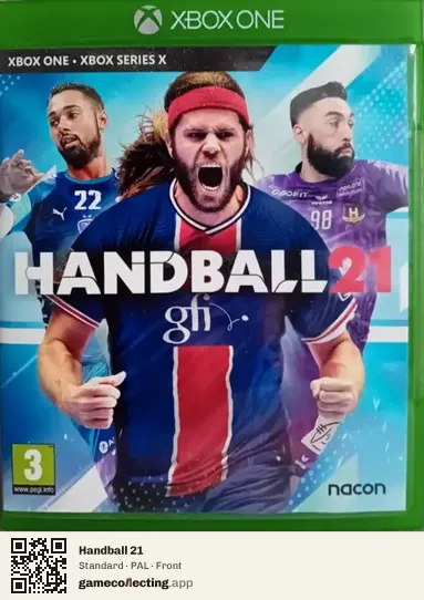 Handball 21 Xbox One, PAL box front