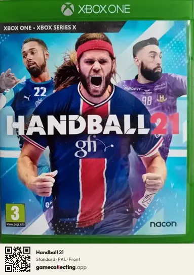Handball 21 Xbox One, PAL box front