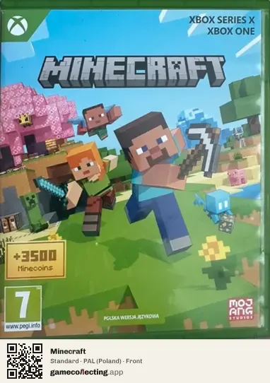 Minecraft Xbox Series X, Poland box front