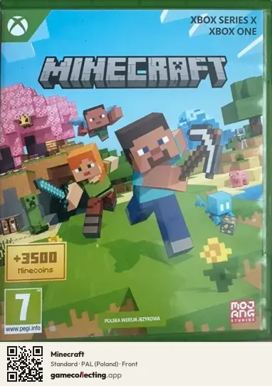 Minecraft Xbox Series X, Poland box front