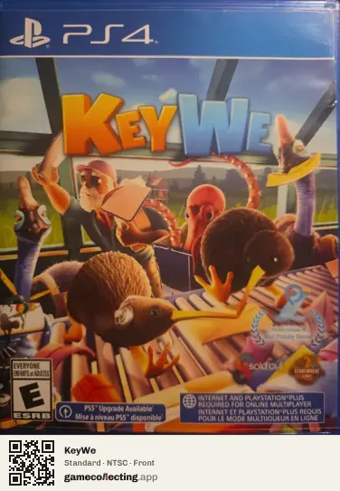 KeyWe PlayStation 4, NTSC box front