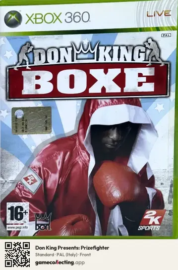 Don King Presents: Prizefighter Xbox 360, Italy box front