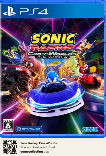 Sonic Racing: CrossWorlds PlayStation 4, Japan box front