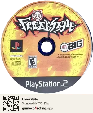 Freekstyle PlayStation 2, NTSC disc