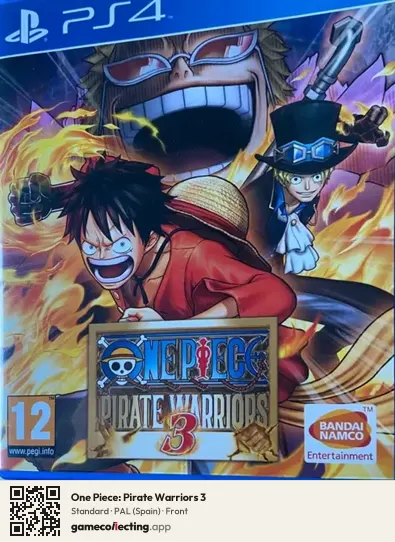 One Piece: Pirate Warriors 3 PlayStation 4, Spain box front