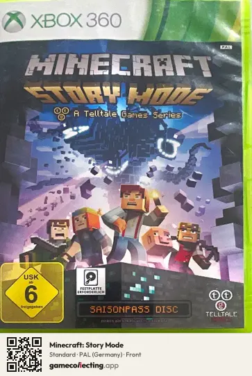 Minecraft: Story Mode Xbox 360, Germany box front