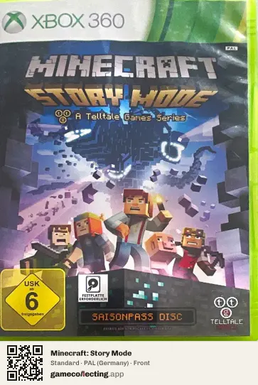 Minecraft: Story Mode Xbox 360, Germany box front