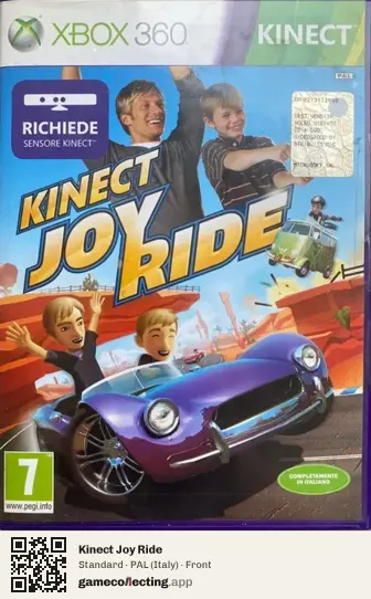 Kinect Joy Ride Xbox 360, Italy box front