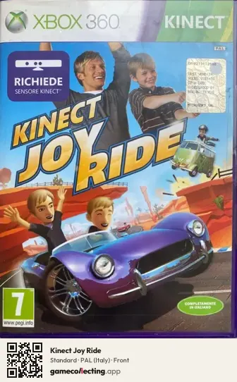Kinect Joy Ride Xbox 360, Italy box front